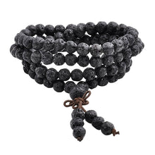 Load image into Gallery viewer, Lava Rock Stone Bracelets Healing Balance Beads Reiki Buddha Prayer Bracelet for Men Women